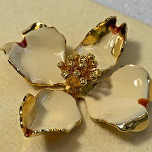 Cerrito Dogwood Brooch Symbol of Love Handcrafted Jewelry